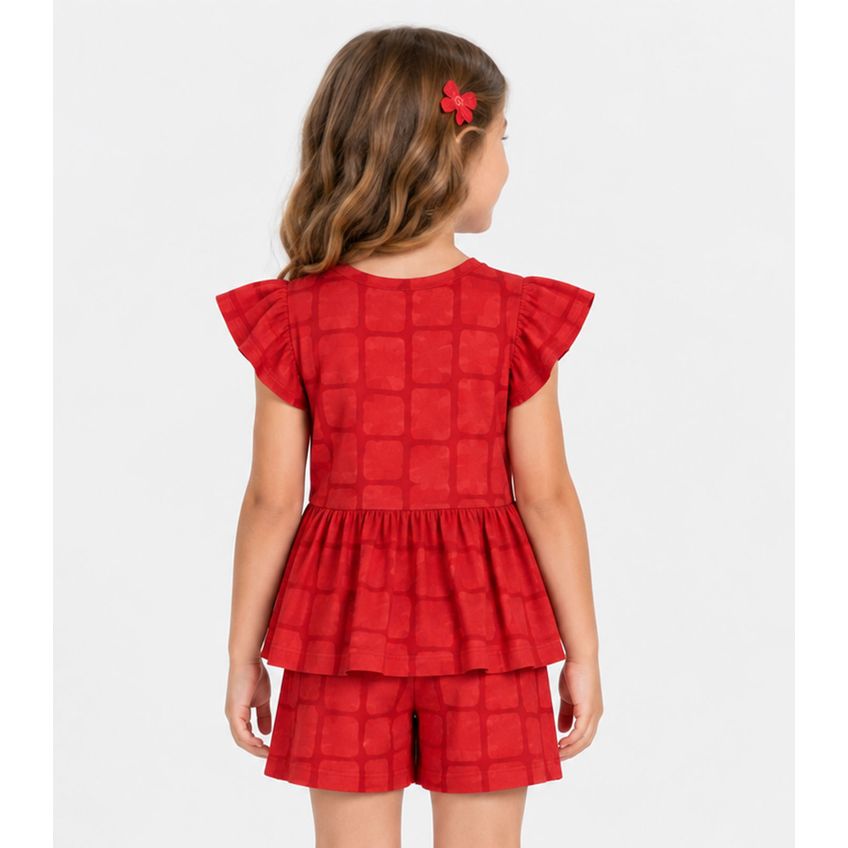 Conjunto Infantil Estampado Select Vermelho 10 - imagem 2