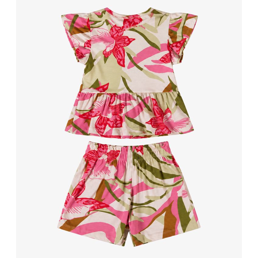 Conjunto Infantil Estampado Select Rosa 6 - imagem 5