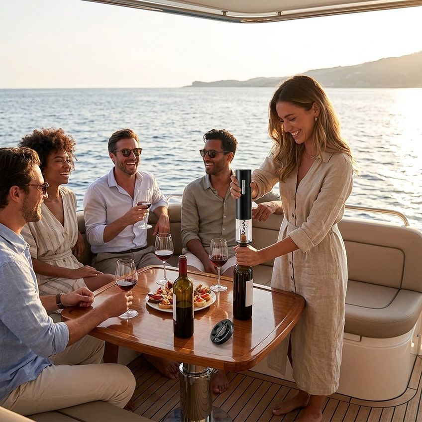Abridor De Vinho Elétrico Portátil Para Abertura Sem Esforço - imagem 3