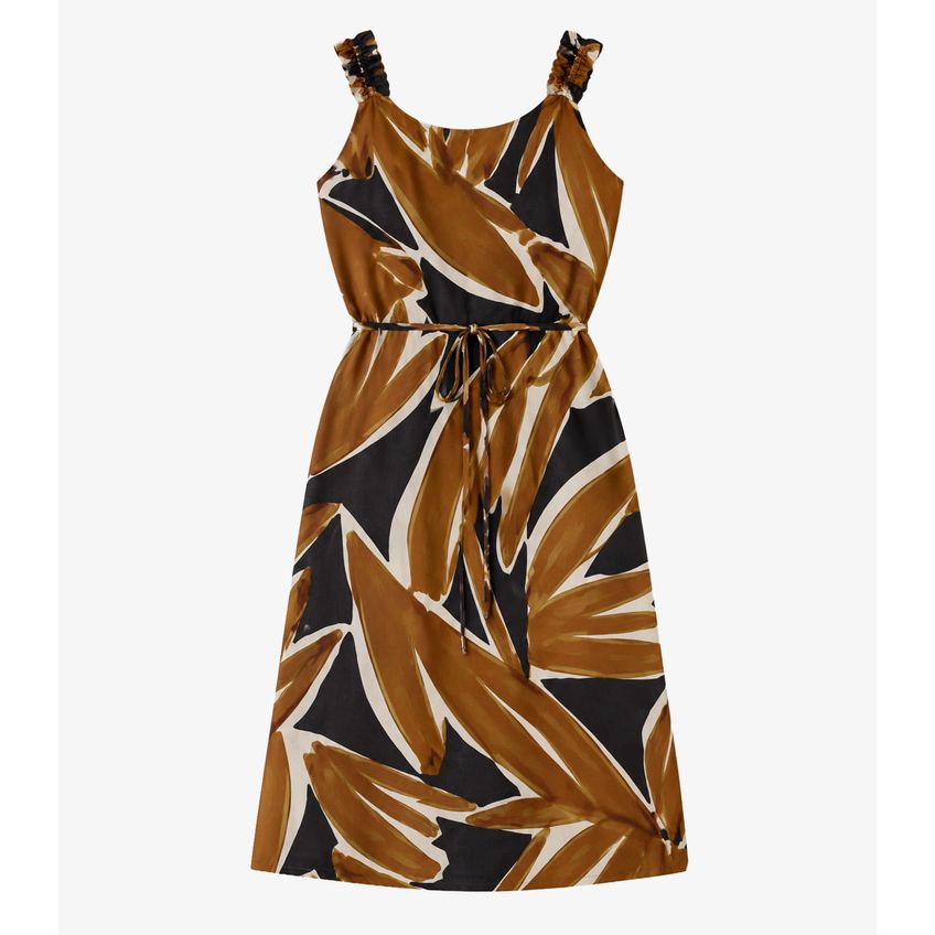 Vestido Midi Viscose Select Preto P - imagem 4