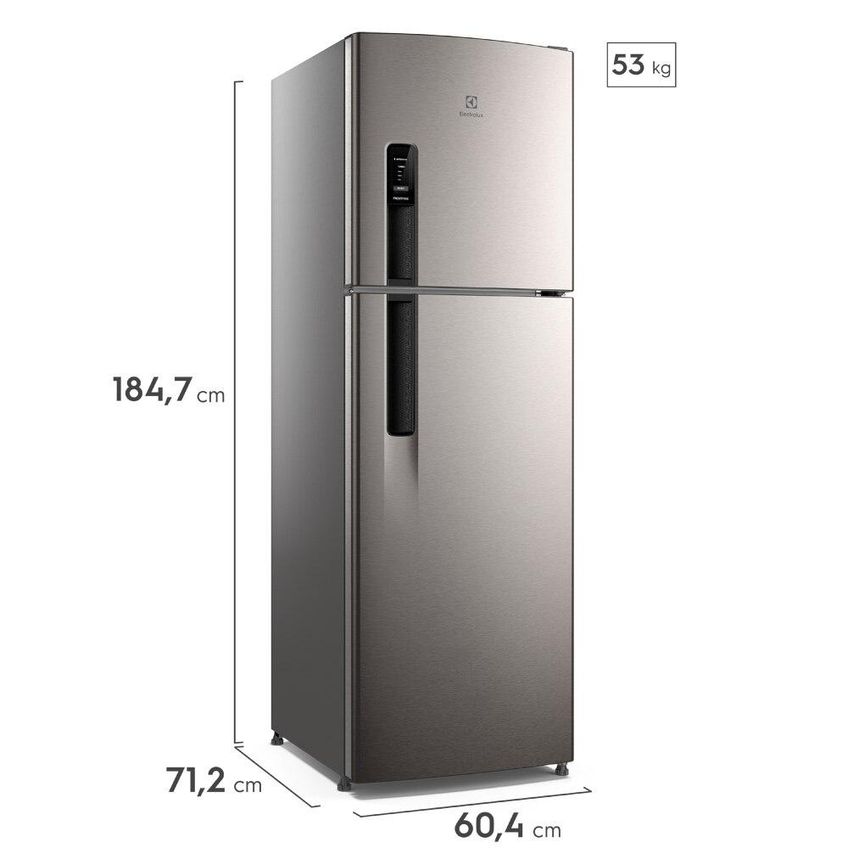 Geladeira Electrolux Frost Free Autosense Inverter Duplex, 380 Litros, Inox - 220V - imagem 3