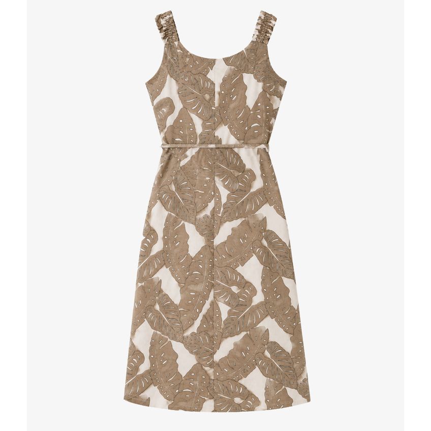 Vestido Midi Viscose Select Cinza P - imagem 5