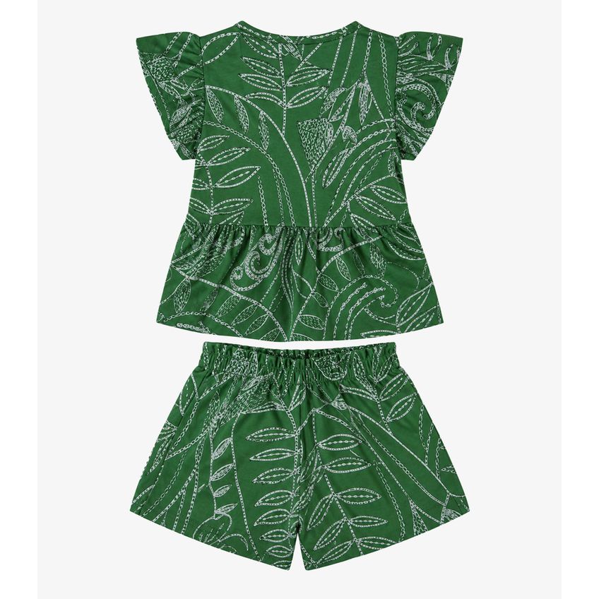 Conjunto Infantil Estampado Select Verde 8 - imagem 5