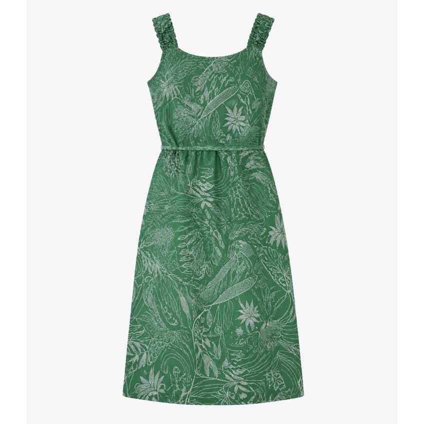 Vestido Midi Viscose Select Verde GG - imagem 5