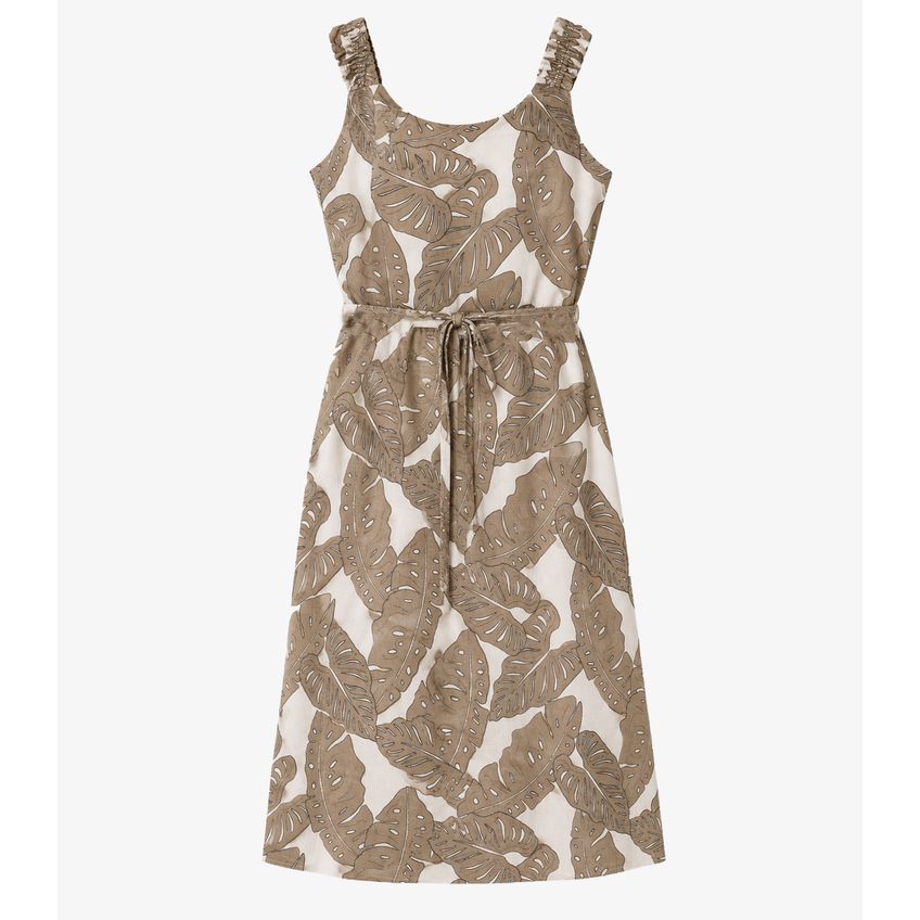 Vestido Midi Viscose Select Cinza G - imagem 4