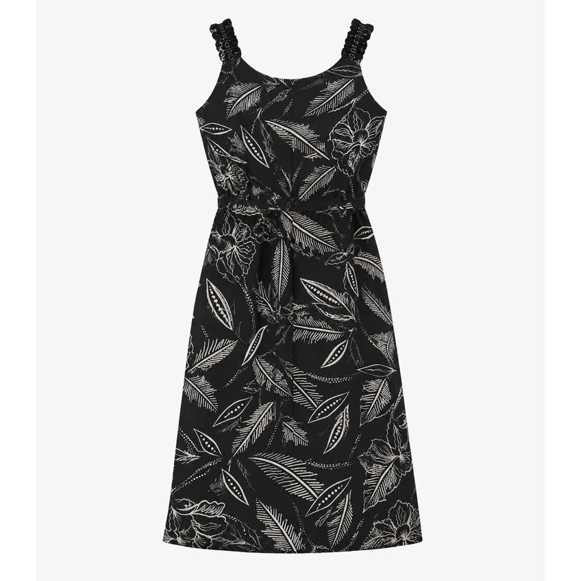 Vestido Midi Viscose Select Preto P - imagem 5
