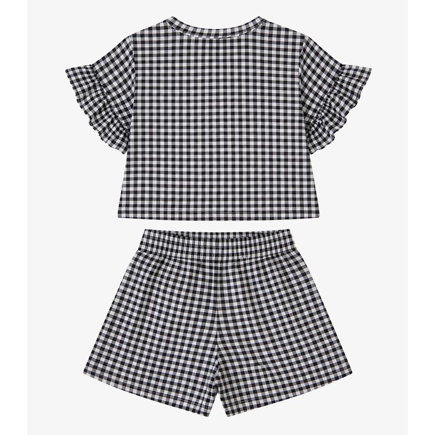 Conjunto Infantil Feminino Estampado Select Preto 6 - imagem 5