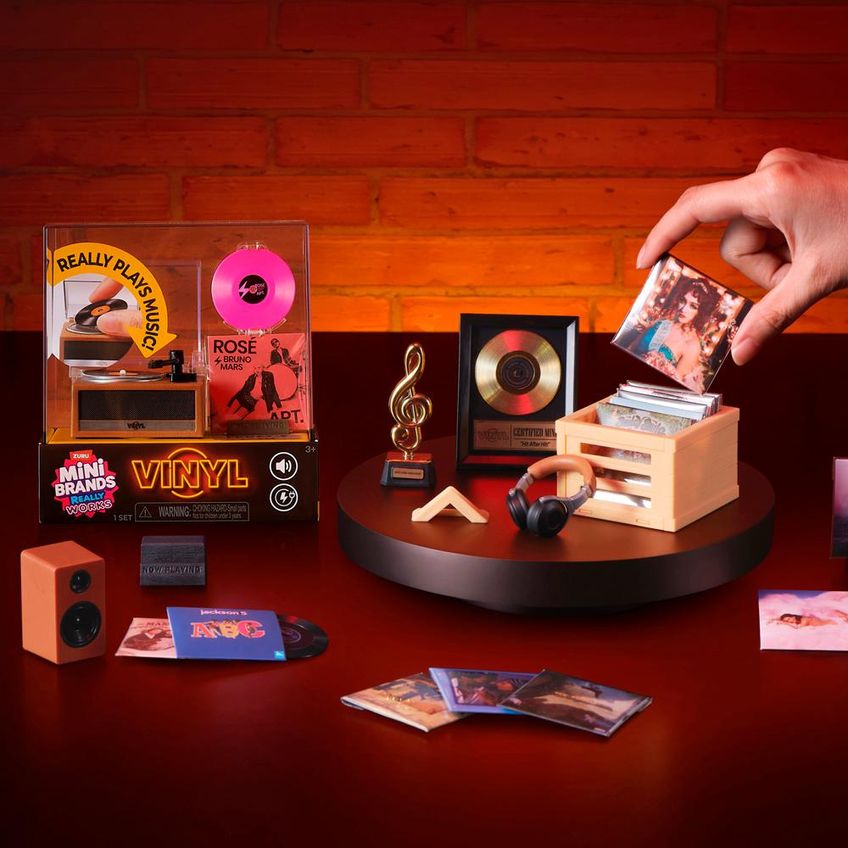 Playset Toca-discos Mini Brands Really Works Vinyl - imagem 3