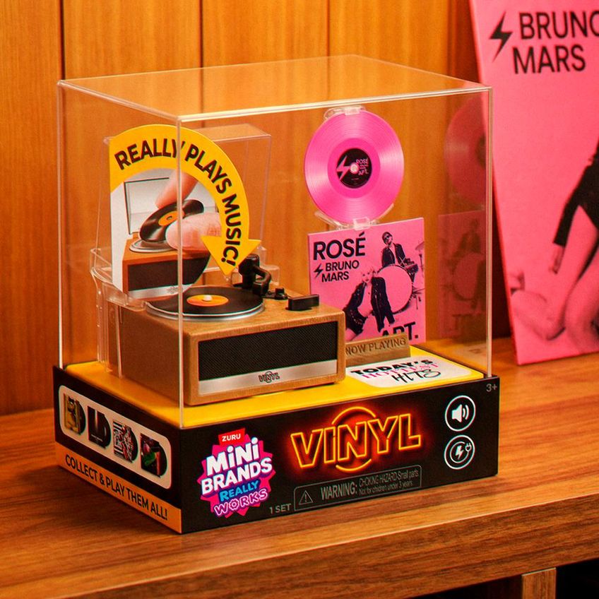 Playset Toca-discos Mini Brands Really Works Vinyl - imagem 4