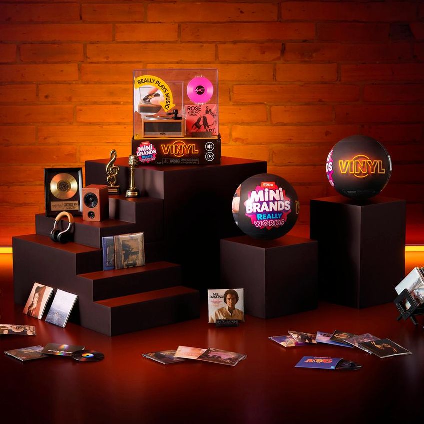 Playset Toca-discos Mini Brands Really Works Vinyl - imagem 5