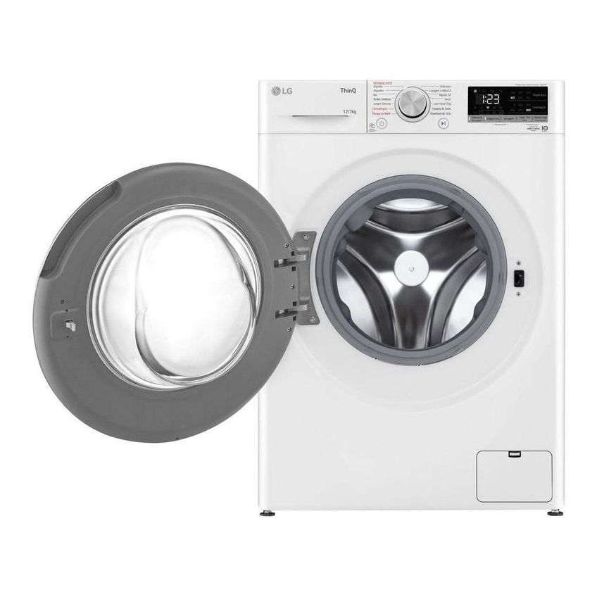 Lava E Seca Lg Smart Vc4 12kg Branca Com Inteligência Artificial Aidd Cv5012wc4 220v - imagem 3