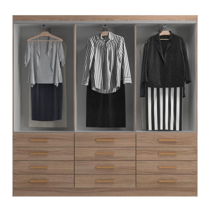Guarda Roupas New Mônaco 6 Portas E 12 Gavetas - Demolição Demolição - imagem 3