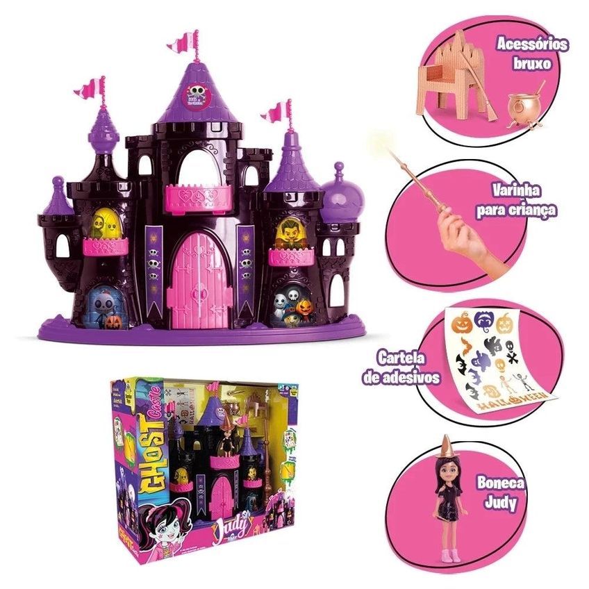 Castelo Ghost Judy Dia Das Bruxas 0468 - Samba Toys - imagem 3