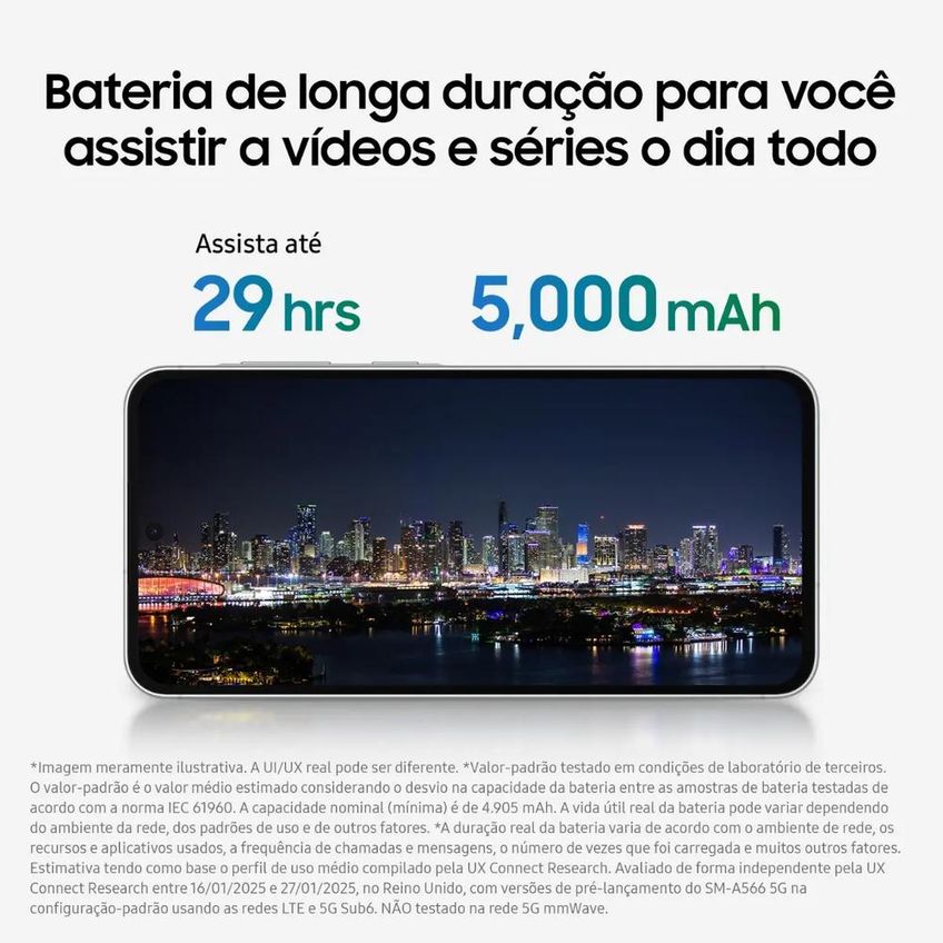 Smartphone Samsung Galaxy A36 5G 128GB 6GB RAM Violeta - imagem 4