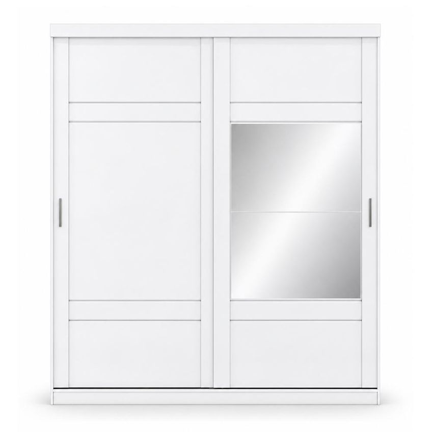 Guarda Roupa Verg 02 Portas Deslizantes Branco - Móveis Henn - imagem 3