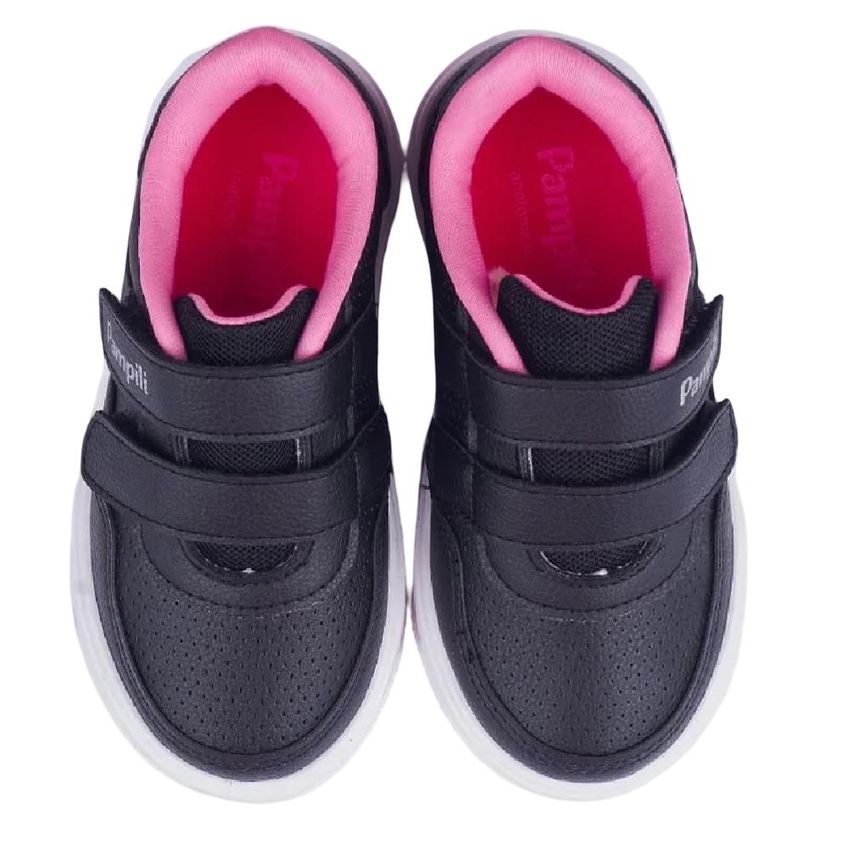 Tênis Pampili Up Casual Ref 738025000 Rosa/preto 36 - imagem 3