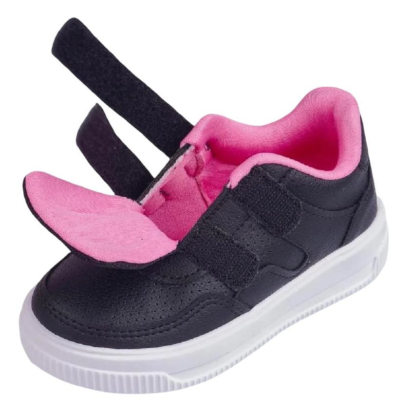 Tênis Pampili Up Casual Ref 738025000 Rosa/Preto 35 - imagem 4