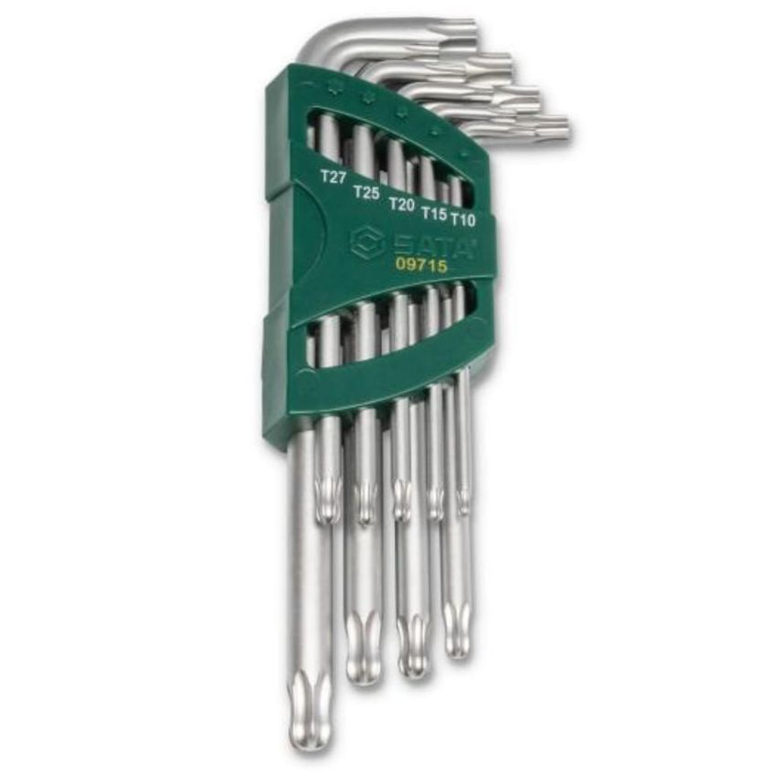 Jogo De Chaves Torx Longas T10 A T50 9 Peças - ST09715 - SATA - imagem 2