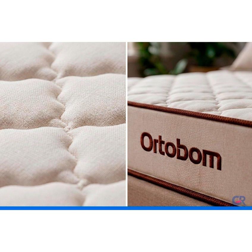 Cama Box Baú CRC Solteiro + Colchão Ortopédico Fit 2.0 Ortobom 88 - imagem 4