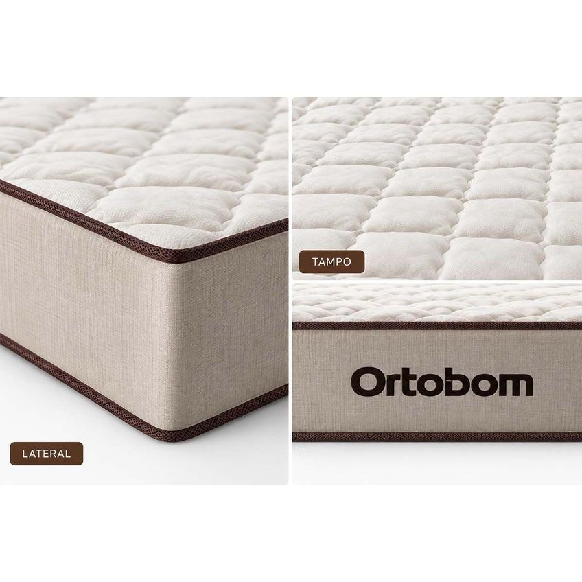 Cama Box C/aux CRC Solt+Colchão Ortopédico Fit 2.0 Ortobom - imagem 4