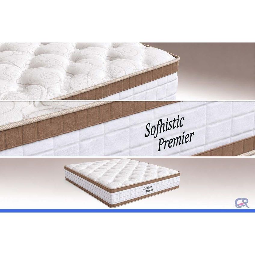 Cama Box Baú CRC King + Colchão Ortopédico Sofhistic Orthoflex - imagem 4