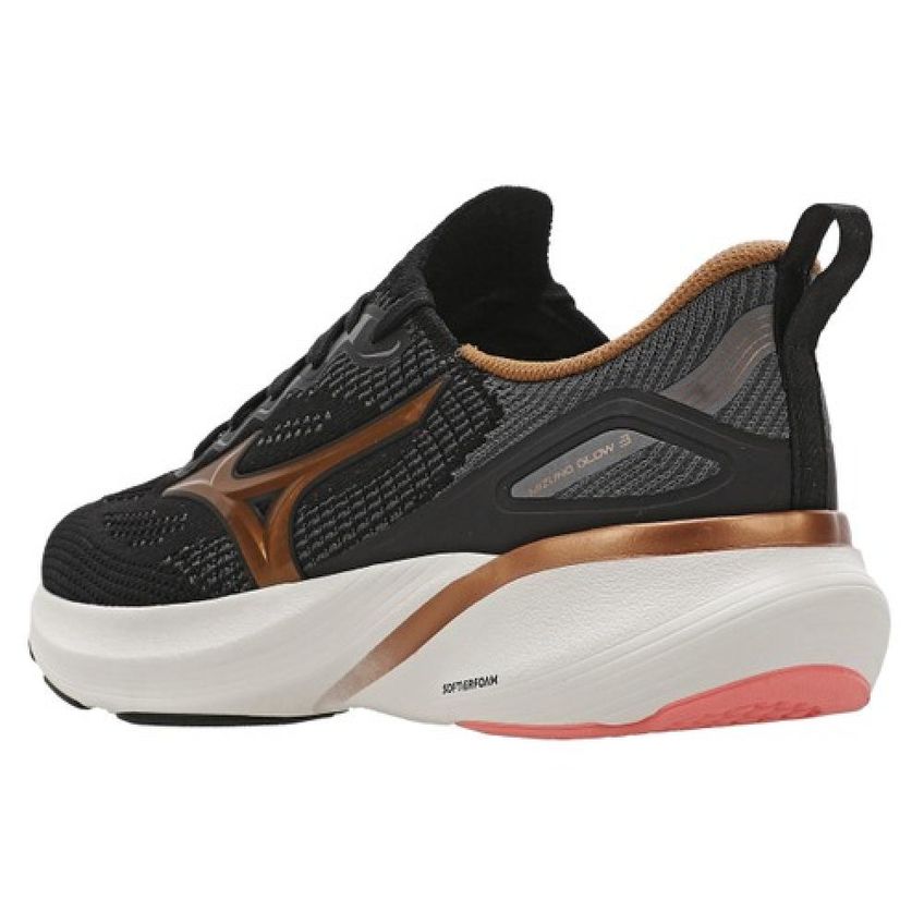 Tênis Mizuno Glow 3 Preto/Bronze 40 - imagem 4