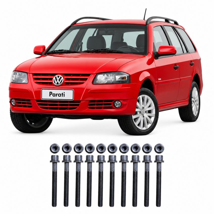 Jg Parafuso Cabecote Vw Gol G2/g3 1.6/1.8/2.0 1997 Em Diante - imagem 5