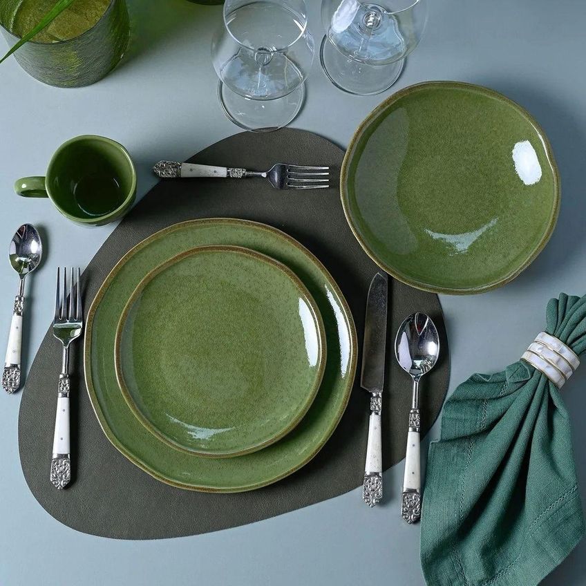 Aparelho De Jantar 16 Peças Daily Fresh Verde Porto Brasil - imagem 3