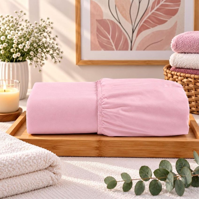 Kit Lençol Casal Pluma Percal 180 Fios 4 Unidades Com Elástico 100% Algodão Cores Avrp - imagem 5