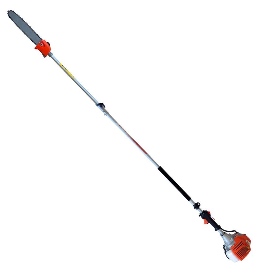 Podador De Árvores Vulcan Vp3300l À Gasolina 33cc 1,3hp 2t 10.000rpm Para Poda De Árvores Com Sabre 30cm E Alcance De 5m + Aparador Cerca Viva - imagem 4