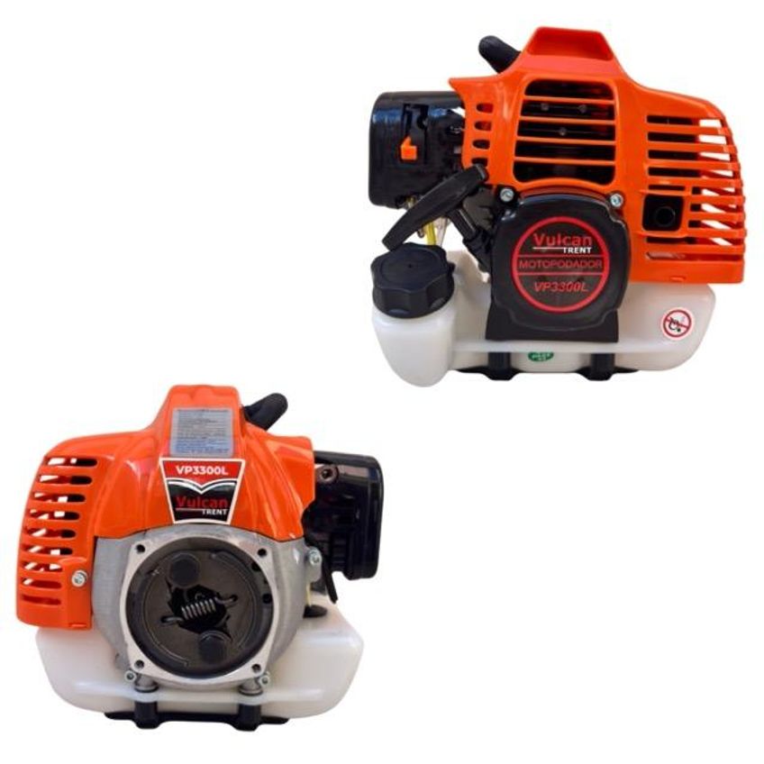 Podador De Galhos Altos Vulcan Vp3300l À Gasolina 33cc 1,3hp 10.000rpm Para Corte De Galhos Com Sabre 30cm E Alcance De 5m + Aparador De Café - imagem 5
