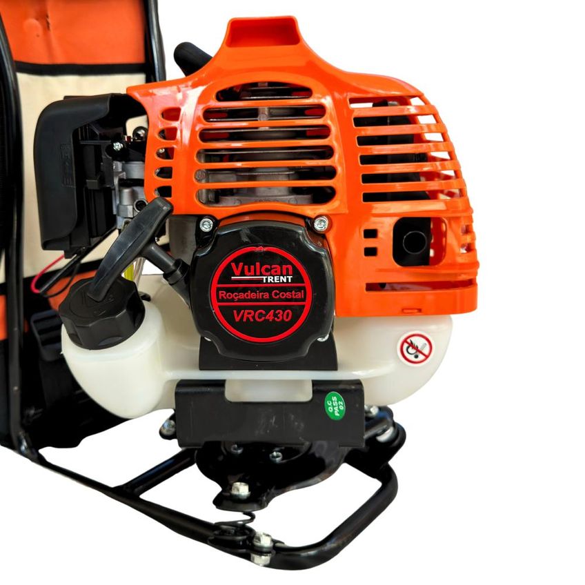 Roçadeira Vulcan VRC430 43cc 1,7HP com 2 Pontas + Carretel + Enxada Capinadeira + Enxada Cultivadora + Podador de Galhos e Esqueletador + Óleo Stih - imagem 5
