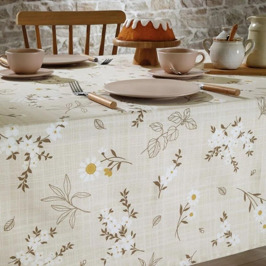 Toalha Mesa Retangular 140x210cm Athenas Esmeralda 01 Dohler - imagem 5