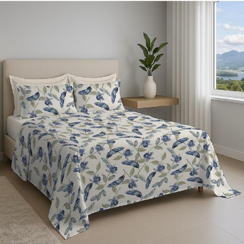 Jogo Cama Queen 4pc Alg.130f Perola 7893 Estamparia - imagem 3