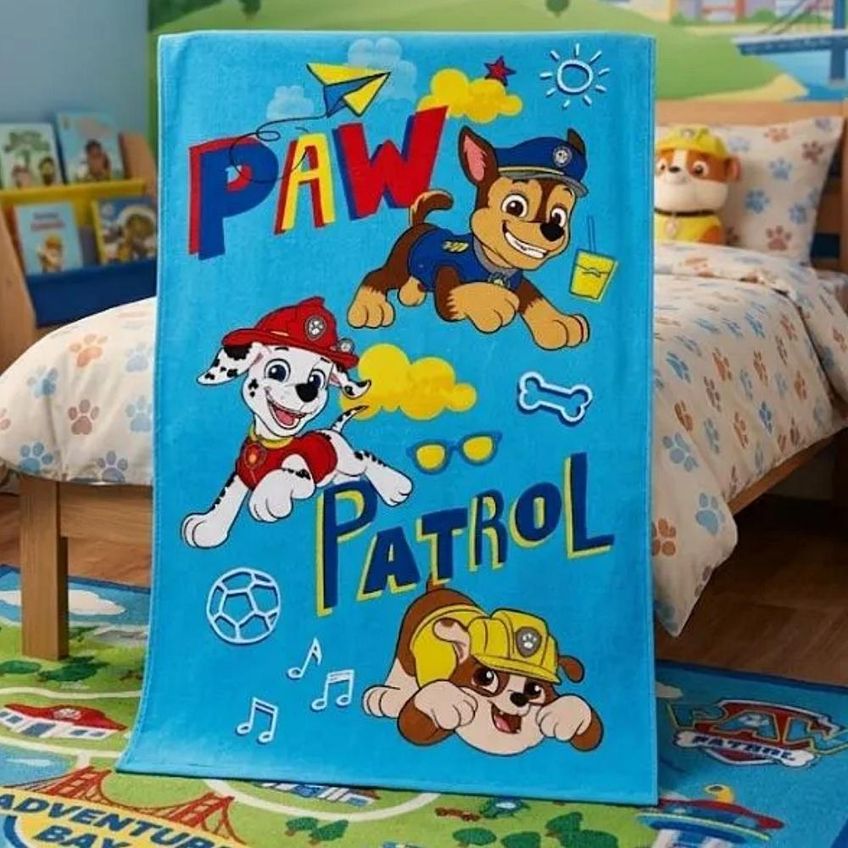 Toalha Banho Infantil 70x115 Felpuda Patrulha Canina 33 Dohler - imagem 3