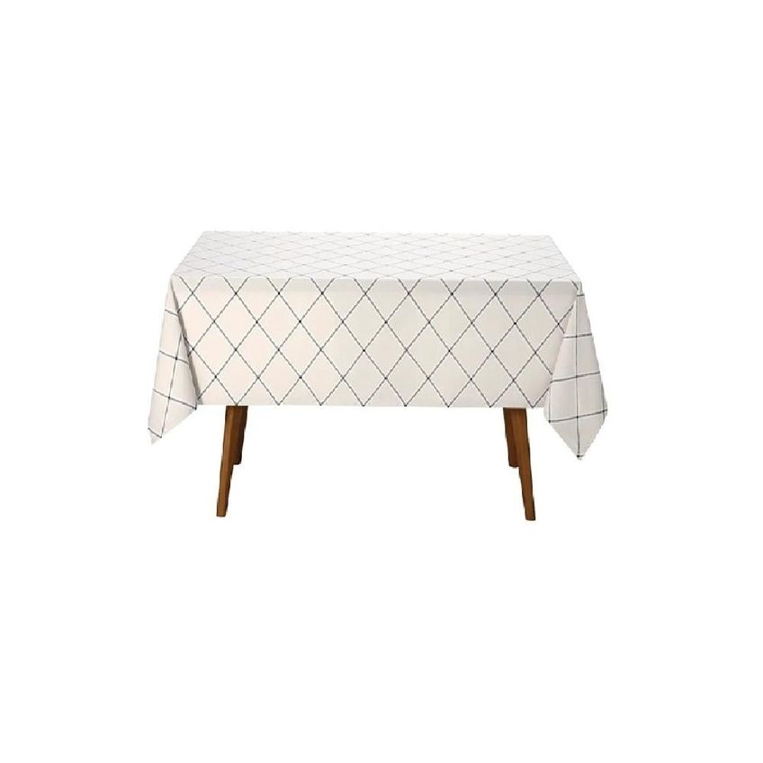 Toalha Mesa Quadrada 140x140cm Athenas Clean Ieda 01 Dohler - imagem 4