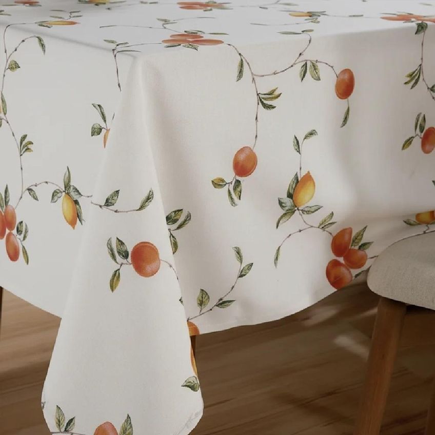 Toalha Mesa Retangular 160x250cm Ath. Clean Pessegos Dohler - imagem 3