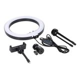 Ring Light iluminador 8 polegadas Usb+ mini tripe Mesa+suporte Cel para Video Make up live foto blogueira profissional