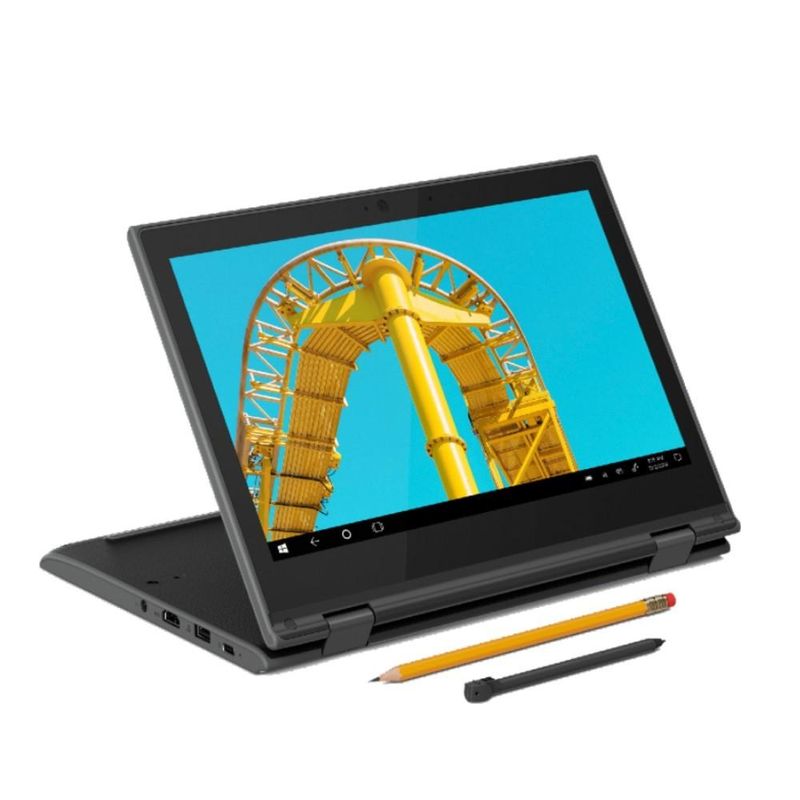 Notebook - Lenovo 81m9s02e00 Celeron N4100 1.10ghz 4gb 64gb Ssd Intel Hd Graphics Windows 10 Professional 300e 11,6" Polegadas