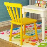Menor preço em Cadeira Infantil Em Madeira - Acabamento Laqueado Amarelo