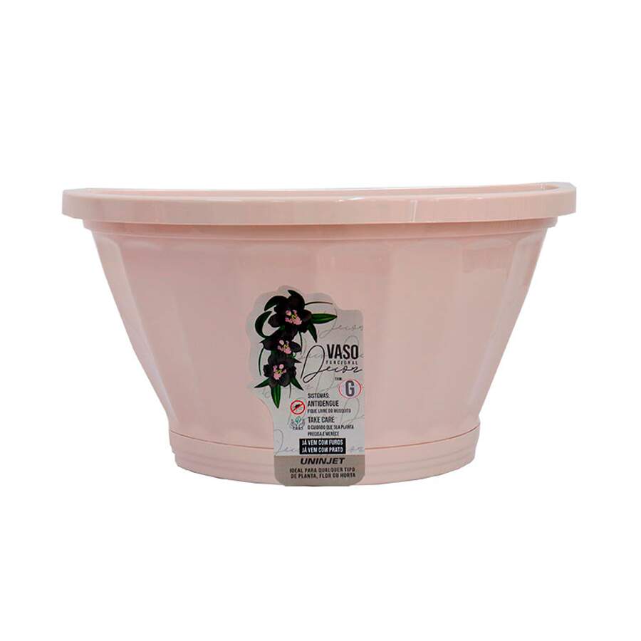 Vaso Uninjet de Parede com Prato Palha