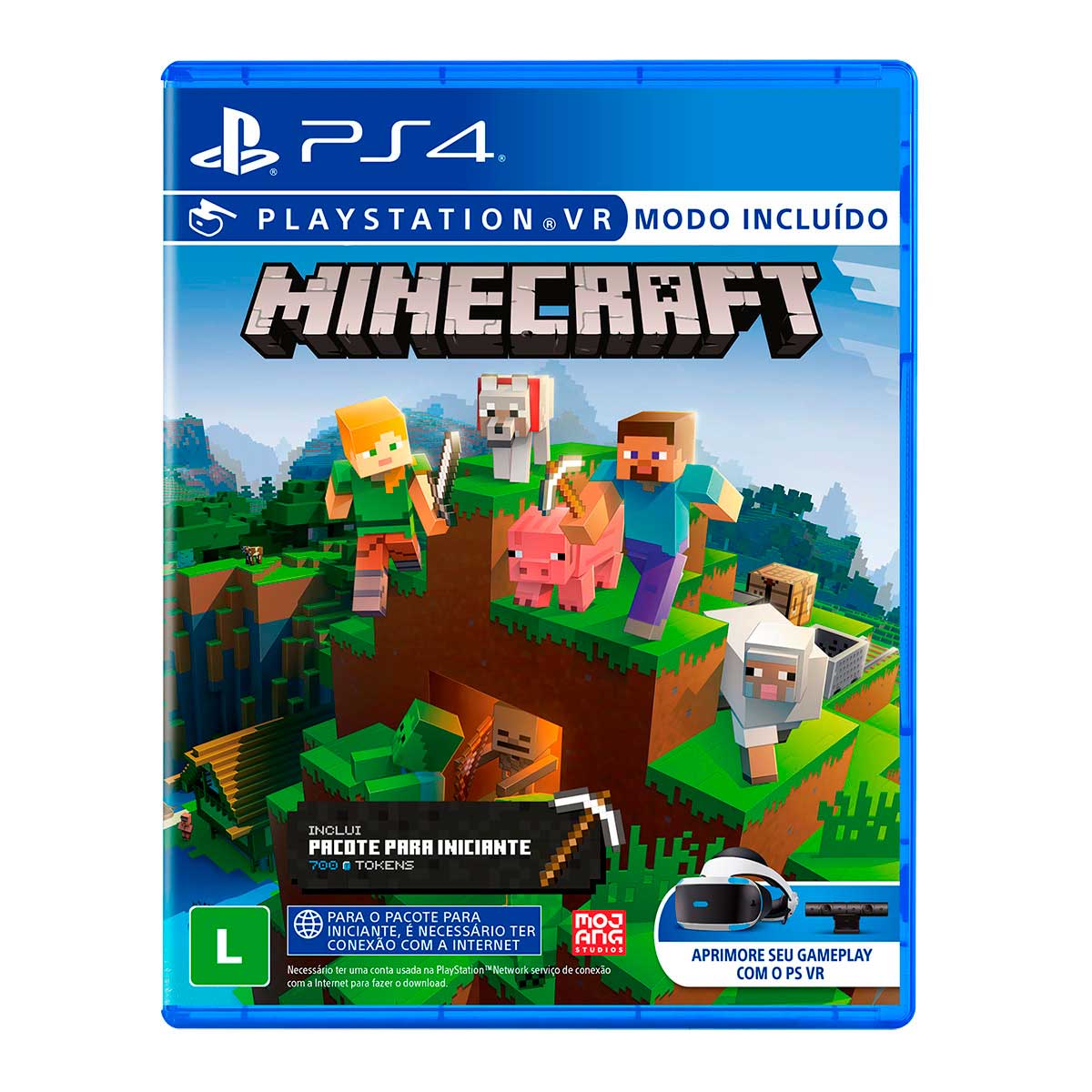 Jogo Minecraft Legends Deluxe Edition Ps5 Midia Fisica