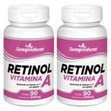 Retinol Vitamina A ¿ Semprebom - 180 Cap. de 240 mg.