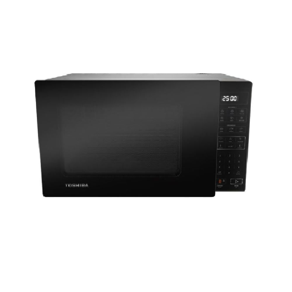 Micro-ondas Toshiba 27 Litros SmartPlate Cinza com Porta Espelhada - 220 Volts Menor preço em Micro-ondas Toshiba 27 Litros SmartPlate Cinza com Porta Espelhada - 220 Volts