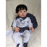 Bebê Reborn Realista Menino Príncipe