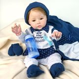 Bebê Reborn Menino Príncipe com Acessórios