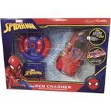 Carro com controle remoto Spider-Man Web Crasher Teia Cand