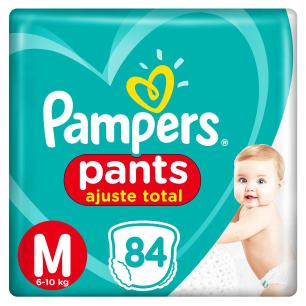 Fralda Pampers Pants Ajuste Total Top Tamanho M 84 Unidades