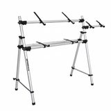 Suporte Para 2 Teclados Profissional Titanium Racks TY212 Com Suporte BE-M Para Notebook e Acessórios