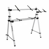 Rack Titanium Profissional TY-212 Suporte Para 2 Teclados, Controladores, Arranjadores, Sintetizadores, Estudos, Workstations e Pianos Digitais